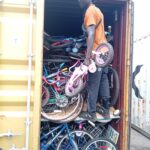 Unloading Sierra Leone container, September 2024