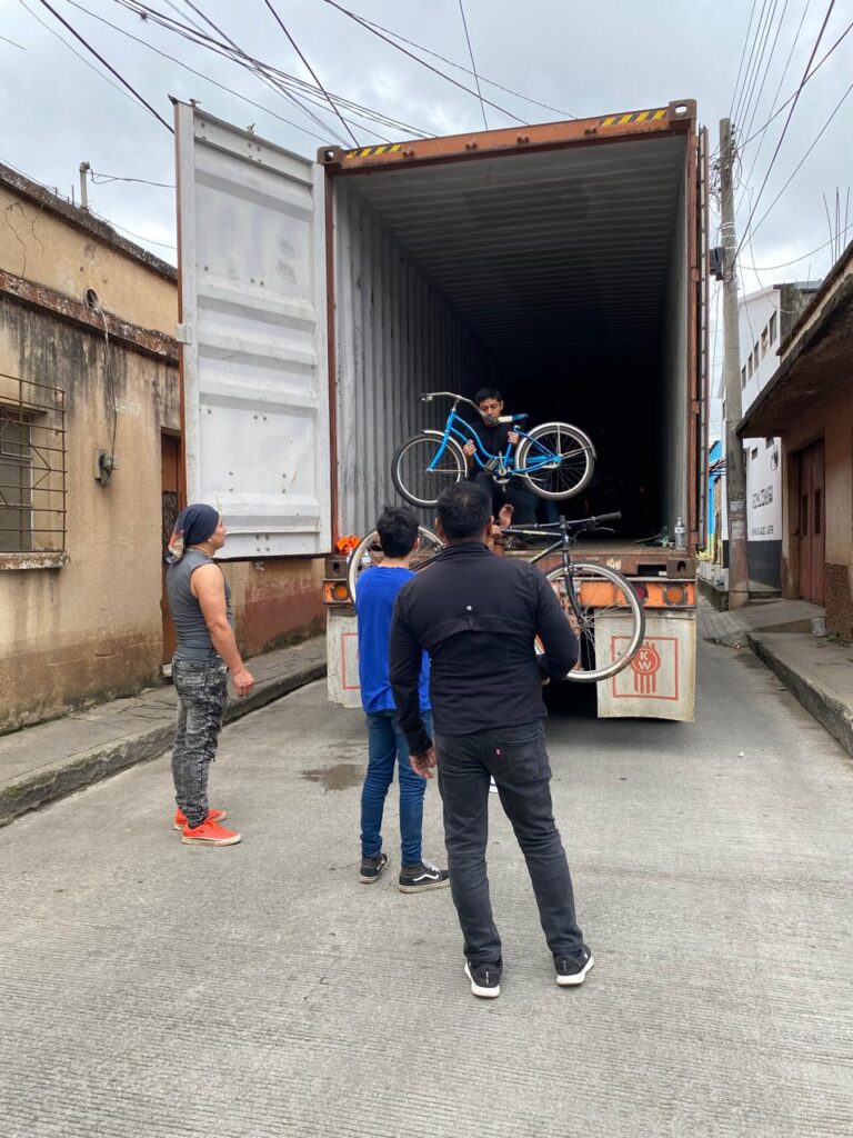 Unloading Guatemala container #25, November 2024